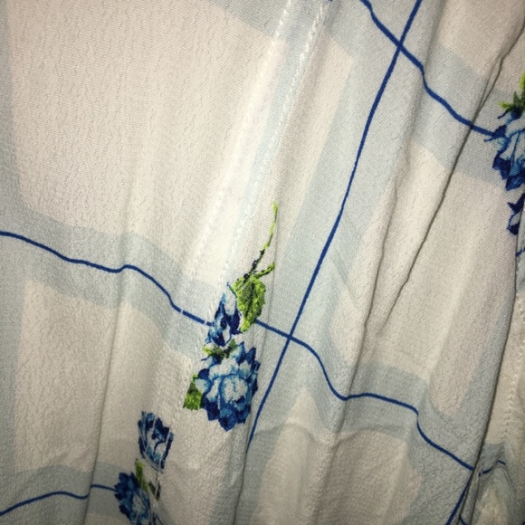 Free People botanical slouchy button up shirt - Picture 4 of 8